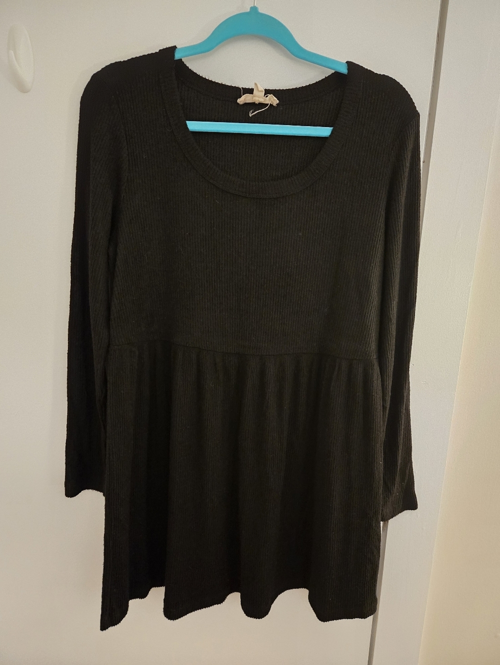 BeBop Black Knit Sweater Dress